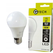 GTV LED fényforrás E27, 10W, 3000K 840LM izzó