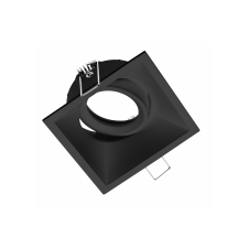 GTV OP-SALKW-00 SALTO süllyesztett mennyezeti lámpatest, IP20, négyzet alakú, fekete világítás