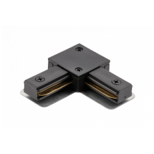 GTV XLT-1FAC34-10 "L" szögkapcsoló 1 fázisú, 2 soros sínhez, fekete villanyszerelés