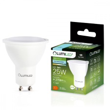  GU10 LED izzó 3W = 25W 270lm 6500K hideg 120° LUMILED izzó