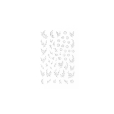 Guangzhou Merry Tech Körömmatrica - F1182 Karácsony White körömdíszítő