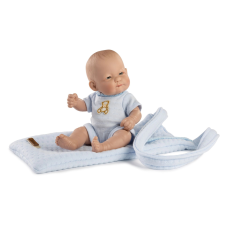Guca újszülött fiú baba - valóságos újszülött baba teljes vinil testtel - 25 cm élethű baba