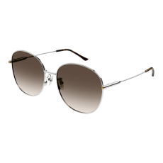 Gucci GG1416SK-002 SHINY SILVER BROWN napszemüveg
