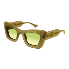 Gucci GG1552S-004 SHINY BROWN GREEN napszemüveg