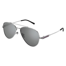 Gucci GG1874S 002 SHINY LIGHT RUTHENIUM SILVER MIRROR napszemüveg