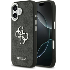 Guess 4G Big 4G Classic Logo Apple iPhone 17 hátlap tok, fekete-ezüst tok és táska
