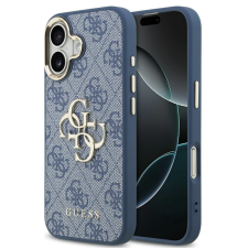 Guess 4G Big 4G Classic Logo Apple iPhone 17 hátlap tok, kék-ezüst tok és táska