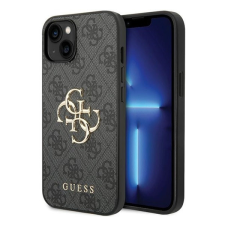 Guess 4G Big Metal Logo Apple iPhone 15 hátlap tok, szürke tok és táska