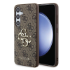 Guess 4G Big Metal Logo Samsung Galaxy A35 hátlap tok, barna, CSA354GMGBR