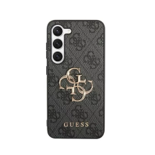 Guess 4G Big Metal Logo Samsung Galaxy S24 Tok - Fekete (GUHCS24S4GMGGR) tok és táska