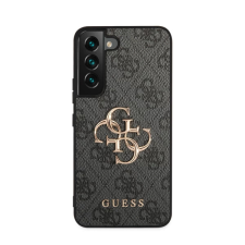 Guess 4G Big Metal Samsung Galaxy S23 szilikon tok szürke tok és táska