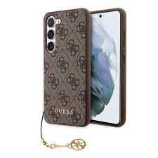 Guess 4G Charms Collection Samsung Galaxy A35 hátlap tok, barna, CSA35GF4GBR tok és táska