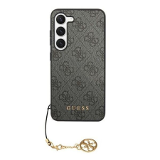Guess 4G Charms Collection, Samsung Galaxy S24+, Fekete, Szilikon, Mobiltelefon tok tok és táska
