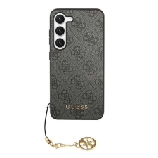Guess 4G Charms Samsung Galaxy S24 Ultra szilikon tok fekete tok és táska