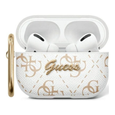 Guess 4G Hook Apple AirPods 1/2 tok, fehér fülhallgató, fejhallgató tok