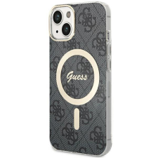 Guess 4G MagSafe tok iPhone 15 Plus / 14 Plus - fekete tok és táska