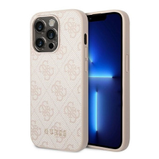 Guess 4G Metal Gold Apple iPhone 14 Pro Max hátlap tok, pink tok és táska