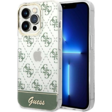 Guess 4G Pattern Script Apple iPhone 14 Pro Max hátlap tok, keki (GUHCP14XHG4MHA) tok és táska