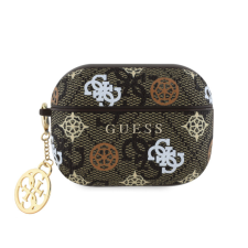 Guess 4G Peony Charm Apple Airpods Pro 2 PC/PU tok barna (GUAP2P4RPEW) tok és táska