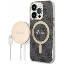 Guess 4G Print Apple iPhone 14 Pro Max MagSafe Tok - Fekete/Mintás tok és táska