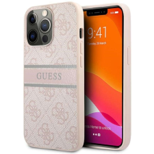 Guess 4G Printed Stripe - telefontok iPhone 13 Pro pink tok és táska