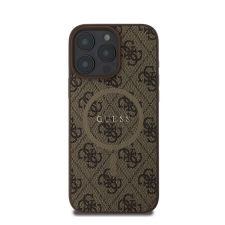 Guess 4G Ring Classic Logo Apple iPhone 16 Pro hátlap tok, barna GUHMP16LG4GFRW tok és táska