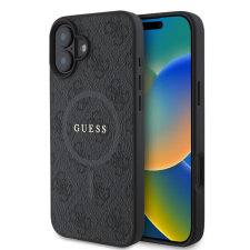Guess 4G Ring MagSafe hátlaptok Classic logó iPhone 16 fekete tok és táska