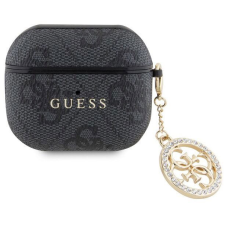  Guess 4G Script PC / PU Charm AirPods 3 tok - Black (GUA3P4E4CDK) fülhallgató, fejhallgató tok