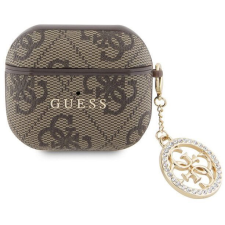  Guess 4G Script PC / PU Charm AirPods 3 tok - Brown (GUA3P4E4CDW) fülhallgató, fejhallgató tok