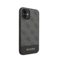 Guess 4G Stripe Apple iPhone 11 szilikon hátlap tok, szürke tok és táska