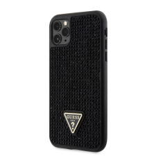 Guess Apple iPhone 11 Pro Max GUESS GUHCN65HDGTPK Hátlap - Fekete tok és táska