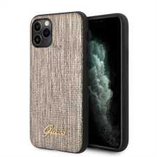 Guess Apple iPhone 11 Pro Max GUESS GUHCN65PCUMLLIGO Hátlap - Arany tok és táska