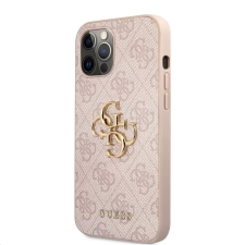 Guess Apple iPhone 12 / 12 Pro pink tok (GUHCP12M4GMGPI) (GUHCP12M4GMGPI) - Telefontok tok és táska