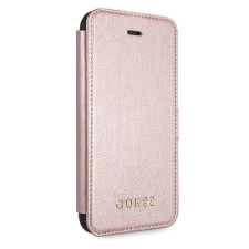 Guess Apple iPhone 12 Mini GUESS GUFLBKSP12SIGLRG Könyvtok - Rose Gold tok és táska