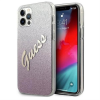 Guess Apple iPhone 12 Pro Max GUESS GUHCNP12LPCUGLSPI Hátlap - Rózsaszín