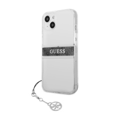 Guess Apple iPhone 13 Mini GUESS GUHCP13SKB4GGR TPU Hátlap - Szürke tok és táska
