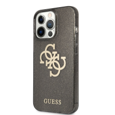 Guess Apple iPhone 13 Pro GUESS GUHCP13LPCUGL4GBK Glitter TPU Hátlap - Fekete tok és táska