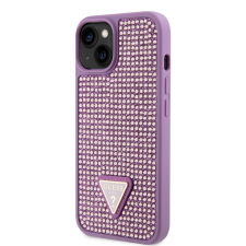 Guess Apple iPhone 15 GUESS GUHCP15SHDGTPU Hátlap - Lila tok és táska