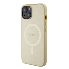 Guess Apple iPhone 15 GUESS GUHMP15SPSAHMCB MagSafe Hátlap - Bézs tok és táska