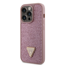 Guess Apple iPhone 15 Pro GUESS GUHCP15LHDGTPP Hátlap - Rózsaszín tok és táska