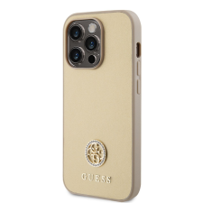 Guess Apple iPhone 15 Pro Max GUESS GUHCP15XPS4SDGPD Hátlap - Arany tok és táska