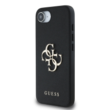 Guess Apple iPhone 16e GUESS GUHCPSE4PGT4MBK Hátlap - Fekete tok és táska
