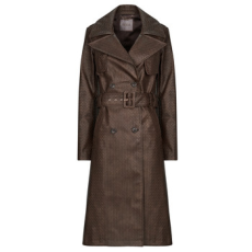 Guess Ballonkabátok CARMEN PU TRENCH Barna EU S