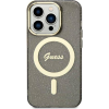 Guess CG MOBILE GUESS 4G GLITTER GOLD MAGSAFE szilikon telefonvédő (műanyag hátlap, csillámporos) FEKETE Apple iPhone XR 6.1 / iPhone 11 (GUHMN61HCMCGK) (GUE2621)