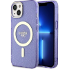 Guess CG MOBILE GUESS 4G GLITTER GOLD MAGSAFE szilikon telefonvédő (műanyag hátlap, csillámporos) LILA Apple iPhone 14 Plus (GUHMP14MHCMCGU) (GUHMP14MHCMCGU)
