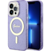 Guess CG MOBILE GUESS 4G GLITTER GOLD MAGSAFE szilikon telefonvédő (műanyag hátlap, csillámporos) LILA Apple iPhone 14 Pro Max (GUHMP14XHCMCGU) (GUHMP14XHCMCGU)