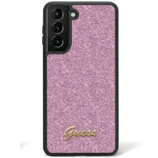 Guess Eredeti tok GUESS GUHCS24LHGGSHU Samsung S24 Ultra (Glitter Script / lila) tok és táska