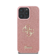Guess Fixed Glitter Big 4G Apple iPhone 16 Pro Max hátlap tok, rózsaszín tok és táska