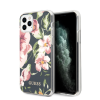 Guess Flower Shiny N.3 Apple iPhone 11 Pro Max hátlap tok, virág mintás