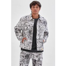 Guess Geaca din denim Guess Originals Batman Comic Print M INTL Alb férfi kabát, dzseki